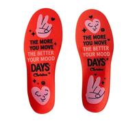 Christou 1910 Plantillas Anatómicas para Adultos Move Your Mood con Soporte del Arco, Absorción de Impactos, Estabilización del Pie y Rendimiento Deportivo (Move Rojo, 38-41)