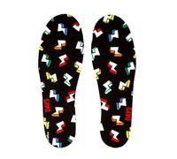 Christou 1910 Plantillas Anatómicas para Adultos Move Your Mood con Soporte del Arco, Absorción de Impactos, Estabilización del Pie y Rendimiento Deportivo (Thunder Negro, 42-45)