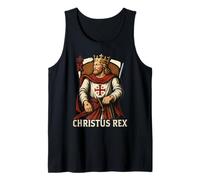 Christus Rex Católico Cristo Rey Sagrado Corazón Camiseta sin Mangas