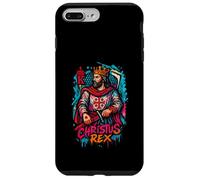 Christus Rex Católico Cristo Rey Sagrado Corazón Carcasa para iPhone 7 Plus/8 Plus