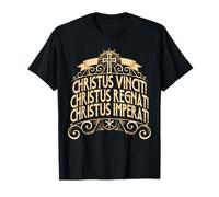 Christus Vincit Christus Regnat Laudes Misa Tradcional Latina Camiseta