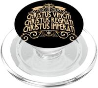 Christus Vincit Christus Regnat Laudes Misa Tradcional Latina PopSockets PopGrip para MagSafe