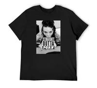 Christy Mack Straight Outta Porn Camiseta Unisex Printed Tee Graphic Top Men Black Shirt, Negro , 3XL