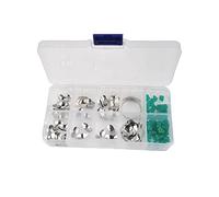 Christzo 100 piezas por caja de matriz dental dental seccional contorneada matrices anillo de matriz Delta Wedges Kit completo de cuñas de silicona dentales complementarias