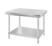 Chrisun 60 x 90 x 80 cm - Mesa de Trabajo Profesional de Cocina de Acero Inoxidable - Mesa de Trabajo de restauración para Cocina de Acero Inoxidable (60 x 90 x 80 cm)