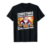 Chritstmas comienza en verano para profesionales de la cadena de suministro, logística Camiseta