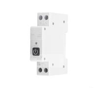 Chroavel Para tuya para zigbee disyuntor 1-63 A ajustable carril DIN medidor de electricidad mando a distancia función de programación 150 x 130 x 40 mm