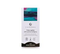 Tintes Chroma BIO Negro Profundo 1.0 - 100g - Tinte Natural en Polvo sin Amoníaco - Cobertura Total de Canas - Color Intenso y Uniforme - Vegano y Botánico - Cabello Fuerte y Brillante