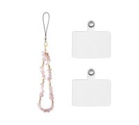 CHROMACRAFT 1 Cadena para Teléfono Móvil Y 2 Clips para Teléfono Móvil, Cadena para Teléfono Móvil De Moda, Cadena De Perlas para Teléfono Móvil, Pulsera Antipérdida para Teléfono Móvil