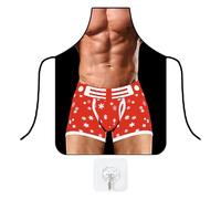 CHROMACRAFT 1 Delantal Divertido Y 1 Gancho Transparente, Delantal Creativo Y Personalizado, Delantal De Cocina, Delantal Interesante