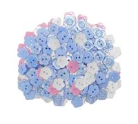 CHROMACRAFT 150 Botones De Flor De Ciruelo De Cinco Hojas, Lindos Botones, Botones Decorativos para Ropa, Botones De Resina, Botones para Coser