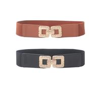 CHROMACRAFT 2 Piezas Cinturones Anchos Para Mujer, Cinturones Elásticos, Cinturones De Moda, Cinturones Decorativos Elees