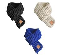 CHROMACRAFT 3 Bufandas Para Niños, Bufanda De Punto De Invierno, Bufanda De Punto Suave, Bufanda Simple Y Versátil, Accesorios De Viaje Al Aire Libre Para Otoño E Invierno