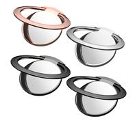 CHROMACRAFT 4 Anillos para Soporte De Teléfono Móvil, Accesorios para Teléfono Móvil, Soporte De Metal para Teléfono Móvil, Soporte Creativo para Teléfono Móvil, Soporte Giratorio para Teléfono Móvil