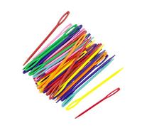 CHROMACRAFT 60 Uds Agujas De Coser Coloridas Agujas De Enhebrar De Plástico Herramientas De Tejer DIY Herramientas para Coser A Mano Accesorios De Costura De Ropa