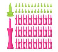 CHROMACRAFT 75 Piezas De Picos De Golf, Picos De Plástico, Accesorios De Golf, Picos Duraderos, Práctica De Golf