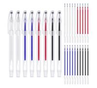 CHROMACRAFT 8 Uds Marcadores para Tela, Accesorios De Costura, Herramientas para Marcar Costura, Bolígrafos para Tela Borrables con Calor