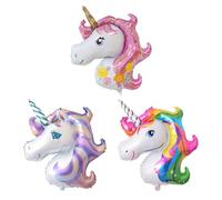 CHROMACRAFT Globos De Animales De Dibujos Animados De 3 Piezas, Lindos Globos De Papel De Aluminio, Globos para Niños, Decoraciones para Fiestas, Globos De Diseño Creativo