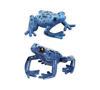 CHROMACRAFT Modelos De Ranas Simuladas De 2 Piezas, Adornos De Modelos Animales, Juguetes Creativos para Niños, Modelos De Enseñanza para Niños
