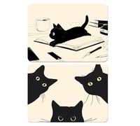 CHROMACRAFT Paquete de 2 Alfombrillas de Ratón, Diseño Divertido y Antideslizante