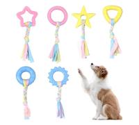CHROMACRAFT Paquete De 6 Juguetes para Masticar Perros, Juguetes para La Dentición De Mascotas, Juguetes para Mascotas Resistentes A Las Mordeduras, Suministros para Mascotas