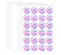 CHROMACRAFT Pegatinas De Advertencia De Velas 360, Etiquetas Adhesivas De Seguridad, Pegatinas Redondas, Accesorios para Fabricación De Velas, Pegatinas para Contenedores De Velas