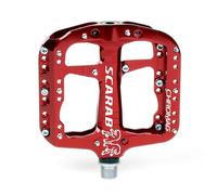 Chromag SCARAB Plataforma Pedales Buje Y Rodamientos Sellados Aluminio Body Rojo