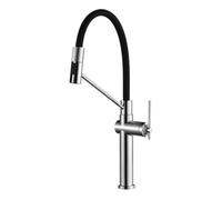 Chrome Brass Pull-out Hot And Cold Water Single Hole Kitchen Faucet Luxury 2 Function Drinking Water Mode Sink Faucet(Brushed Gold 02,G3/8)