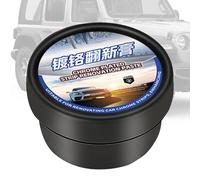 Chrome Cleaner and Polish - Chrome Polish for Cars | 50 g Rust Proof Scratch Resistant High Gloss Protectant, Waterproof Non Abrasive Fast Acting Auto Detailing Polisher Paste