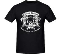 Chrome Division Booze Broads tee Shirts for Men (Medium)