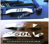 Chrome Industries Inc. Embellecedor manija superior parrilla delantera FH4 (2012-UP) 2 pz acero inox