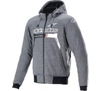 Alpinestars Chrome Ignition Chaqueta Color Gris oscuro mezcla y blanco Talla 4XL Gris oscuro mezcla y blanco 4XL