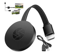 Chromecast Google, adaptador de pantalla HDMI inalámbrico, dispositivo de visualización WiFi, pantalla de transmisión HDMI, espejo de vídeo, conector de pantalla para iPhone/Android/Windows