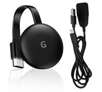 Chromecast Miracast Wireless HDMI Dongle 4K 2.4G- Adaptador WiFi Display 1080P Compatible con Windows/Mac/Android/iOS - Cromescats TV Crome Cast Smart TV para Proyección en Televisor Monitor Proyector