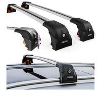 CHROMEMASTER Barras de Techo Compatibles con Ford Puma 2020+; Portaequipajes de Techo Compatible para Cofres, Portabicicletas, Escalera | Ideal para Vacaciones, Viajes y Uso Diario