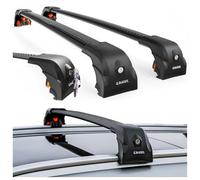 CHROMEMASTER Barras de Techo Compatibles con Ford Transit Connect 2013-2024; Portaequipajes de Techo Compatible para Cofres, Portabicicletas, Escalera | Ideal para Vacaciones, Viajes y Uso Diario