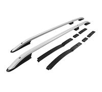 CHROMEMASTER | Barras de Techo Portaequipajes Compatible con Ford Transit Connect 2014-2024 LWB/Long; para la Fijación de Portaequipajes, Cofres de Techo o Portabicicletas | Construcción de Aluminio