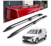 CHROMEMASTER | Barras Longitudinales de Techo Compatibles con Ford Transit Courier 2023+; Permiten el Montaje de Barras de Techo, Cofre de Techo y Portabicicletas | Instalación Fácil y Rápida