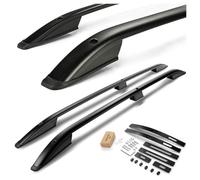 CHROMEMASTER | Barras Portaequipajes, Rieles de Techo Compatible con Fiat Fiorino 2008-2018; Se Utilizan para el Montaje de Portaequipajes de Techo, Cajas de Techo o Portabicicletas; Aluminio