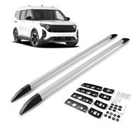CHROMEMASTER | Barras Portaequipajes, Rieles de Techo Compatible con Ford Tourneo Courier 2023+; Se Utilizan para el Montaje de Portaequipajes de Techo, Cajas de Techo o Portabicicletas; Aluminio