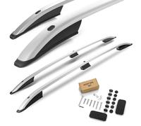 CHROMEMASTER | Barras Portaequipajes, Rieles de Techo Compatible con Ford Transit Connect L1 | SWB CORTO 2024+; Se Utilizan Para el Montaje de Portaequipajes de Techo, Cajas de Techo o Portabicicletas