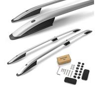 CHROMEMASTER | Barras Portaequipajes, Rieles de Techo Compatible con Renault Kangoo L1 Corto 2021+; Se Utilizan para el Montaje de Portaequipajes de Techo, Cajas de Techo o Portabicicletas; Aluminio