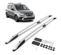 CHROMEMASTER | Barras Portaequipajes, Rieles de Techo Compatible con Renault Kangoo L2 Largo 2022+; Se Utilizan para el Montaje de Portaequipajes de Techo, Cajas de Techo o Portabicicletas; Aluminio