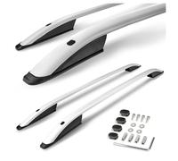 CHROMEMASTER | Barras Portaequipajes, Rieles de Techo Compatible con Suzuki Jimny 1998-2018; Se Utilizan para el Montaje de Portaequipajes de Techo, Cajas de Techo o Portabicicletas; Aluminio