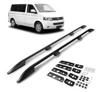 CHROMEMASTER | Barras Portaequipajes, Rieles de Techo Compatible con VW Multivan T5 L1 Corto 2003-2015; Se Utilizan para el Montaje de Portaequipajes de Techo, Cajas de Techo o Portabicicletas
