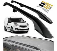 CHROMEMASTER | Compatible con Fiat Doblo Long 2010-2022 | Barras Portaequipajes, Rieles de Techo; Se Utilizan para el Montaje de Portaequipajes de Techo, Cajas de Techo o Portabicicletas; Aluminio