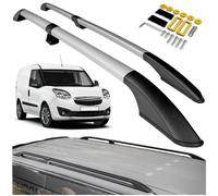 CHROMEMASTER | Compatible con Fiat Doblo Long 2010-2022 | Barras Portaequipajes, Rieles de Techo; Se Utilizan para el Montaje de Portaequipajes de Techo, Cajas de Techo o Portabicicletas; Aluminio