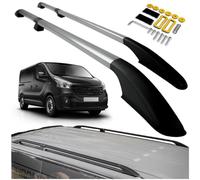 CHROMEMASTER | Compatible con Renault Trafic 3 Long L2 2014+ | Barras Portaequipajes, Rieles de Techo; Se Utilizan para el Montaje de Portaequipajes de Techo, Cajas de Techo o Portabicicletas