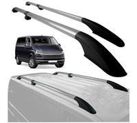 CHROMEMASTER | Compatible con VW T6.1 Caravelle Long 2019-2023 | Barras Portaequipajes, Rieles de Techo; Se Utilizan para el Montaje de Portaequipajes de Techo, Cajas de Techo o Portabicicletas