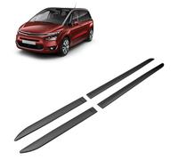 CHROMEMASTER | Molduras Protectoras Laterales para Puertas de Coche | Compatibles con Citroen C4 Grand Picasso 2013-2022 | El plastico | Molduras protegen Las Puertas del Coche de daños
